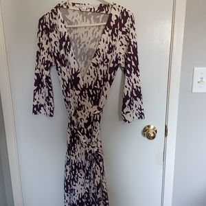DVF Julian Two silk wrap dress